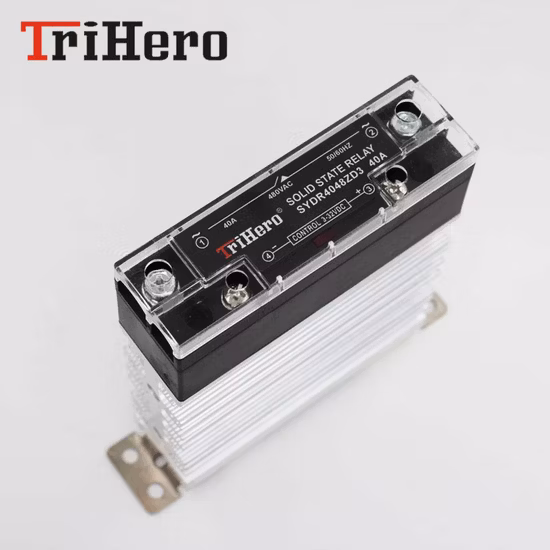 40A AC à AC DIN Rail Mount Slim SSR Relay Solid State Relay