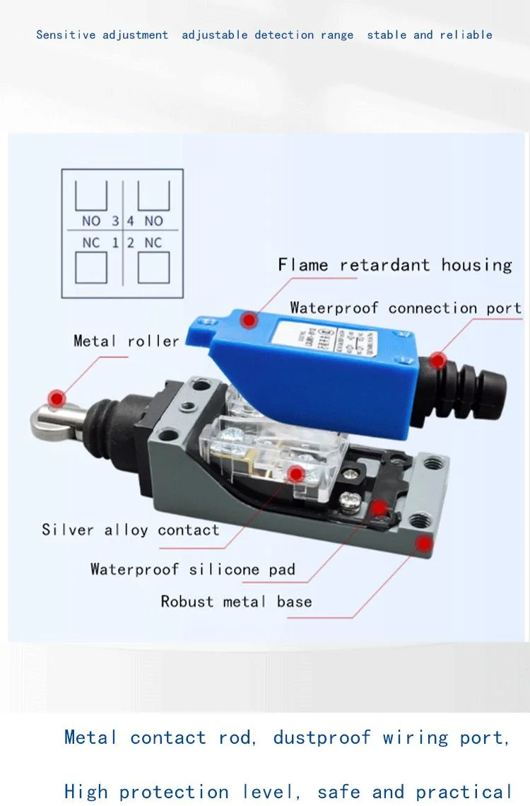 Long Life Maximum Voltage 250V Micro Limit Switches Sensor