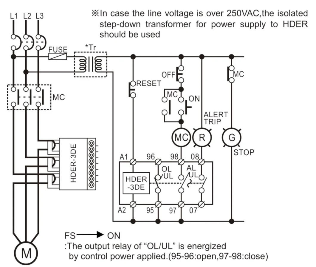 3 Phase Current Display Digital Overload Over Current Protection Relay Miniature Electromagnetic Relay