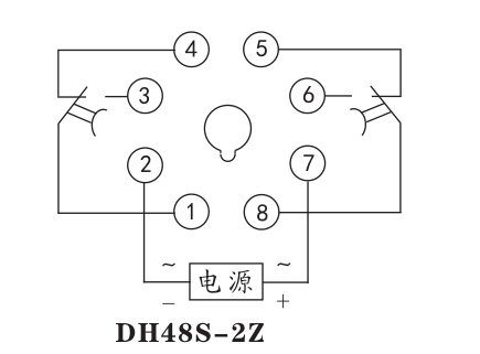 Environmental Friendly Dh48j AC12V-380V 50Hz Time Counter Relay with CE Certification