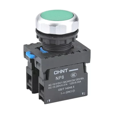 Bouton-poussoir de la série Chint Np8 Np8-11zs/14 Np8-20X/31 Np8-11bn/2 Np8-11bn/4 Np8-10bn/2 Np8-10bn/3 Np8-11X/212 Chnt IP65 Interrupteur à bouton-poussoir extérieur étanche