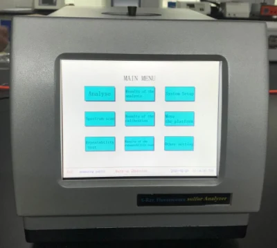 Dispositif de test de soufre par fluorescence X pour huiles